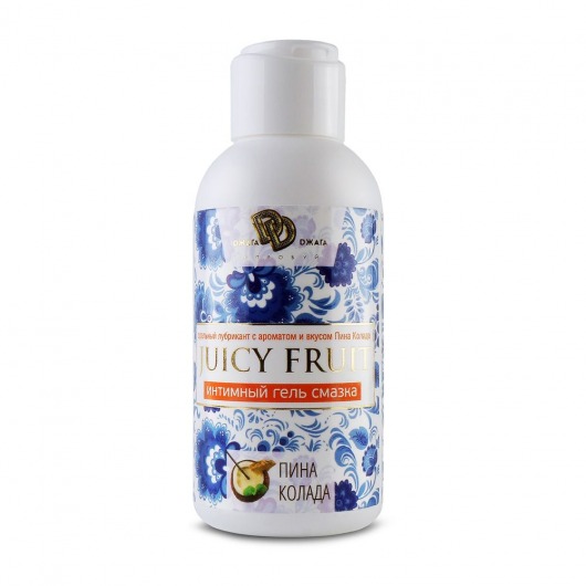 Интимный гель на водной основе JUICY FRUIT с ароматом пина колада - 100 мл. - БиоМед - купить с доставкой в Волгограде