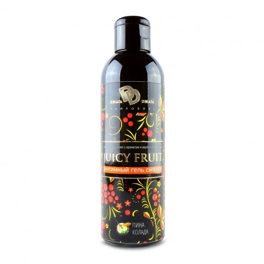 Интимный гель на водной основе JUICY FRUIT с ароматом пина колада - 200 мл. - БиоМед - купить с доставкой в Волгограде