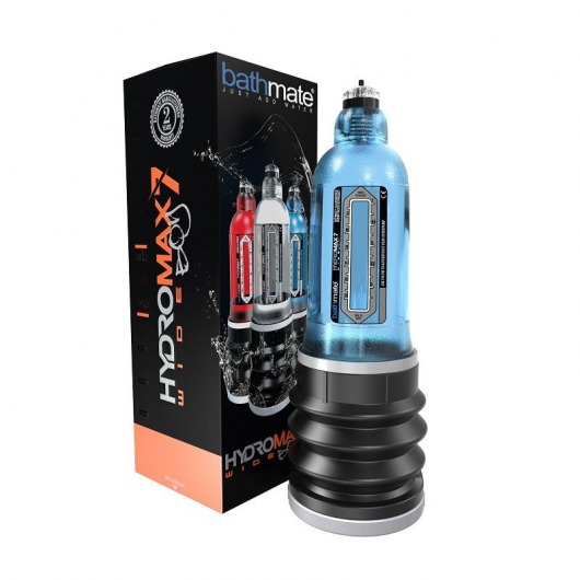 Синяя гидропомпа HydroMAX7 Wide Boy - Bathmate - в Волгограде купить с доставкой