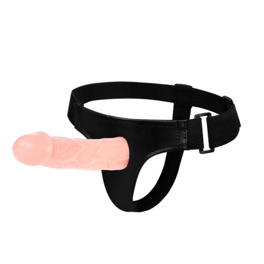 Телесный фаллоимитатор на трусиках Jessica Strap-On - 15,5 см. - Baile - купить с доставкой в Волгограде