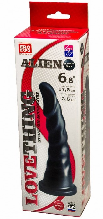 Насадка для трусиков харнесс Alien - 17,5 см. - LOVETOY (А-Полимер) - купить с доставкой в Волгограде