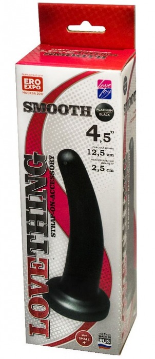 Анальная насадка Smooth - 12,5 см. - LOVETOY (А-Полимер) - купить с доставкой в Волгограде