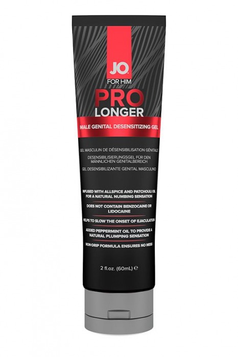 Гель-пролонгатор умеренного действия для мужчин JO Prolonger Gel – 60 мл. - System JO - купить с доставкой в Волгограде