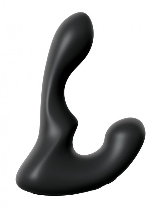 Черный анальный вибростимулятор P-Spot Milker - 14 см. - Pipedream - в Волгограде купить с доставкой