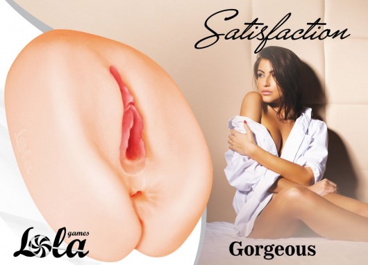 Мастурбатор с 2 тоннелями Satisfaction Gorgeous - Lola Games - в Волгограде купить с доставкой