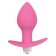 Розовая коническая анальная вибровтулка с ограничителем - 8 см. - Bior toys в Волгограде Розовая коническая анальная вибровтулка с ограничителем - 8 см. - Bior toys