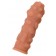 Телесная реалистичная насадка KOKOS Extreme Sleeve 11 с дополнительной стимуляцией - 12,7 см. - KOKOS - в Волгограде купить с доставкой