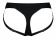 Черные трусики для насадок Heroine Lingerie Harness - size M - Strap-on-me - купить с доставкой в Волгограде